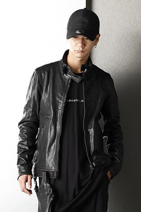 JULIUS 20-21AW Gunholder Leather jacket Styling