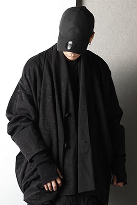 JULIUS 20-21AW Drape Jacquard blouson Styling