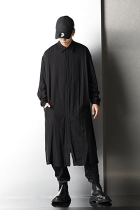 JULIUS 20-21AW Long Striped shirt Styling