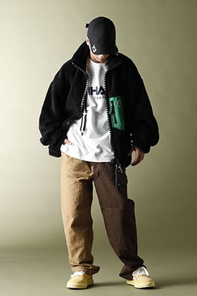 Maison MIHARAYASUHIRO "Enlarged zip Boa blouson" Styling!!