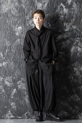 Yohji Yamamoto 20-21AW Long Collar Chain Stitch Shirt Style
