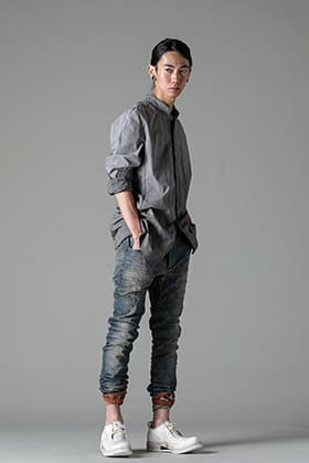 BORIS BIDJAN SABERI 23SS Shirt & Denim Pants Styling