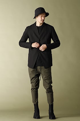 .LOGY kyoto RIPVANWINKLE 20AW【NOTCHEDLESS JACKET】CROPPED SLIM EASY STYLE!