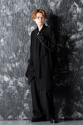 Yohji Yamamoto 20-21AW Scarf collar Blouse Style
