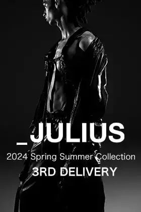 [Arrival Information]  The third drop from the JULIUS 2024SS collection has arrived!