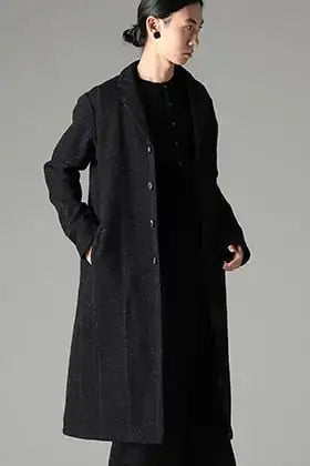 DEVOA 23-24 AW Shetland Wool Long Coat