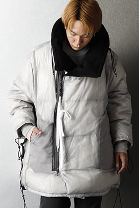 NILøS 2020-21AW TRANSPARENT DOWN COAT Winter Styiling