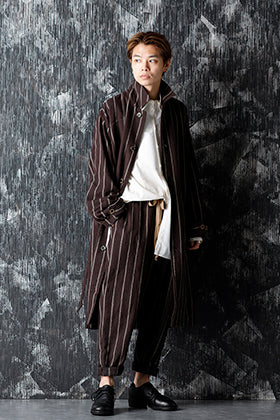 UMA WANG 20-21AW Stripe Coat and Pants Style