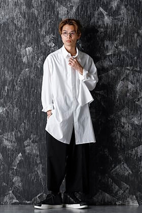 20-21AW Yohji Yamamoto No Fixing Broad Cloth Shirt style