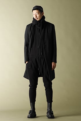 RIPVANWINKLE 20-21AW【NOTCHEDLESS COAT】ALL IN ONE JERSEY STYLE