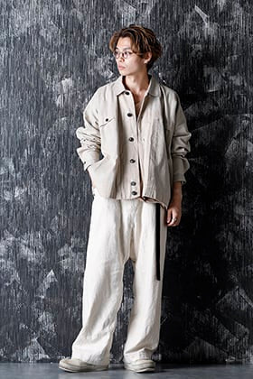 JAN-JAN VAN ESSCHE 20-21AW Jacket Natural Coated Flex Style