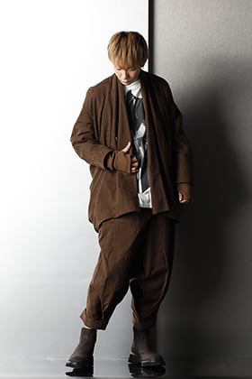 JULIUS 20-21AW Collection Uneven Brown Styling