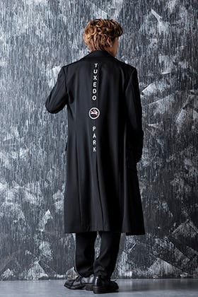 20-21AW Yohji Yamamoto - ヨウジヤマモト  ダブル ロングジャケット プリント A スタイル