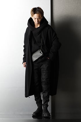 JULIUS - 2020AW Black layered Styling