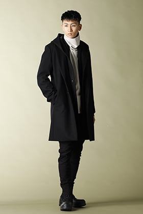 .LOGY Kyoto 20-21AW アタッチメント（ATTACHMENT）フーデッドチェスターコート スタイル!!