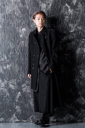 20-21AW Yohji Yamamoto - ヨウジヤマモト  ショルダー ブロード ツイード ジャケット スタイル