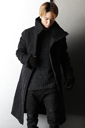 D.HYGEN 2020-21AW Military High neck coat Styling