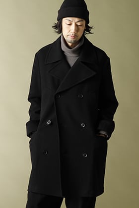 .LOGY Kyoto 20-21AW Ground Y - グラウンド ワイ Big pea coat winter Style