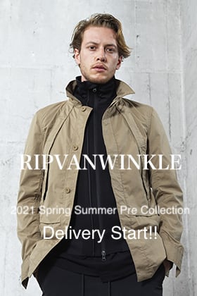 RIPVANWINKLE 2021SS Pre Collection Delivery Start!!