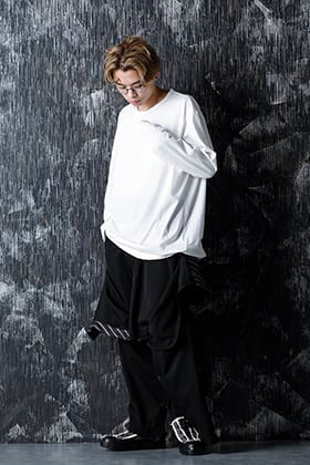 Yohji Yamamoto 21SS A Style With Front Cover Gabardine Pants