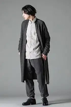 DEVOA 24SS Knit Long Cardigan Styling