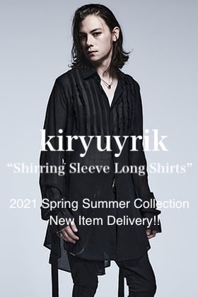 kiryuyrik - キリュウキリュウ 2021SS Collection New Item【Shirring Sleeve Long Shirts】