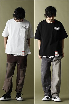 Maison MIHARAYASUHIRO【Layerd T-shirt】Two Color Comparison Styling