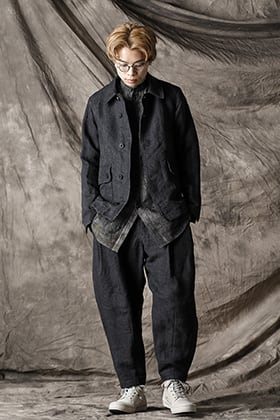 DEVOA 21SS Japanese paper linen setup and special order linen shirt.