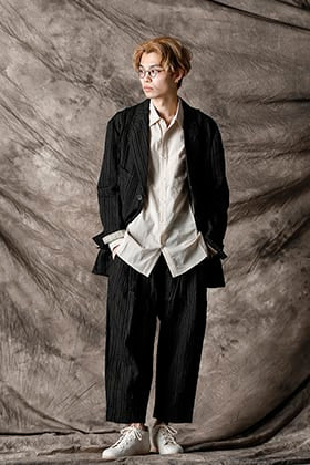 ZIGGY CHEN 21SS オーバーサイジングストライプスーツスタイル