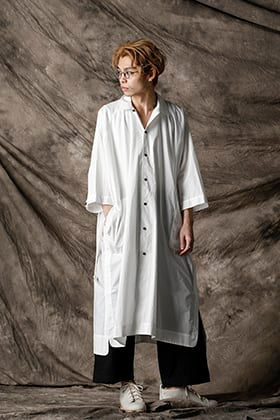 O project1 21SS Gather Long shirt Style