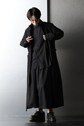 kujaku × Ground Y 2021SS Loose silhouette Black styling