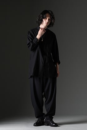 Y's for men 2023-24AW ブラックカラー ベーシックスタイル