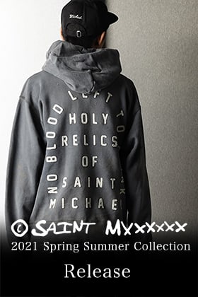 只今より ©️SAINT M×××××× - セントマイケル 2021SS(春夏)コレクション 第5弾目のアイテムの販売開始!!