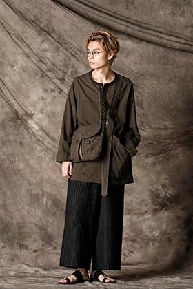 ZIGGY CHEN 21SS Loose Fit Henry Placket Top Style