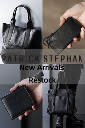 PATRICK STEPHAN - パトリック ステファン より新作と再入荷アイテムが届きました！