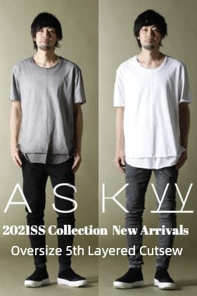 ASKyy - アスキー 2021SS レイヤードカットソー5thが入荷しました！
