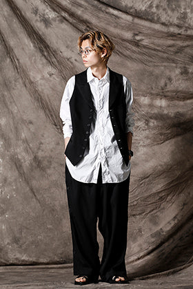 Yohji Yamamoto 21SS Peaked lapel vest style