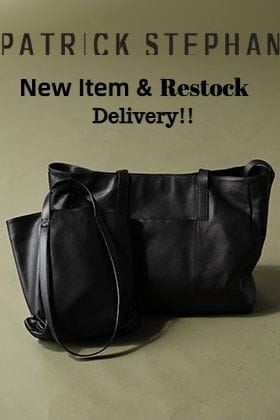 PATRICK STEPHAN より新作と再入荷アイテムが届きました！