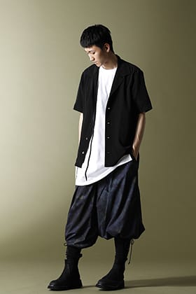 Ground Y Drawstring Asymmetry Pants (Flower print) STYLE