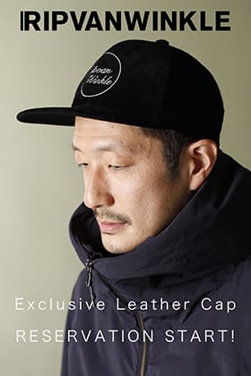 Reservation for Ripvanwinkle EXCLUSIVE LEATHER CAP has started!