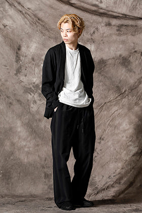 山内 21SS Cotton Striped Pants Style