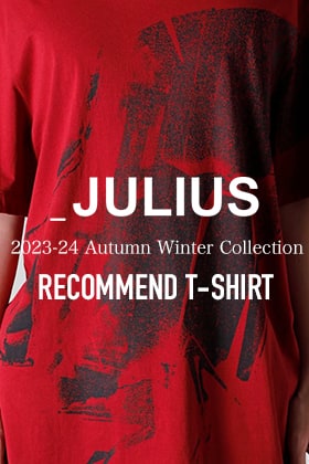 JULIUS 2023-24 AW Collection T-shirts Feature