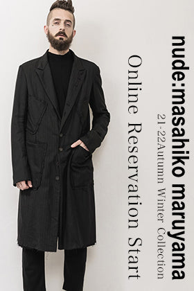 ヌード マサヒコマルヤマ 21-22AW コレクション 只今より先行予約受付開始！