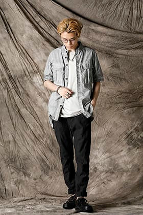 D.HYGEN 21SS Half Sleeve Military Shirt Style