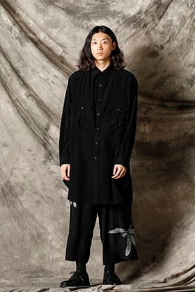 Yohji Yamamoto 21-22AW Round Hem Blouse Style