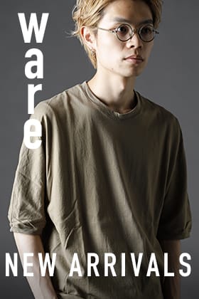 ware(ウェア) から新作のカットソーが入荷しました