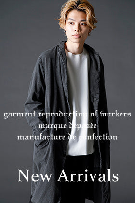 GARMENT REPRODUCTION OF WORKERS' new collection for 21-22 AW is now in stock.