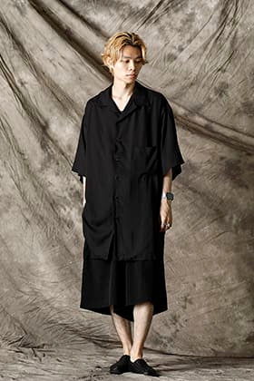 Yohji Yamamoto 21-22AW ブラックアロハスタイル