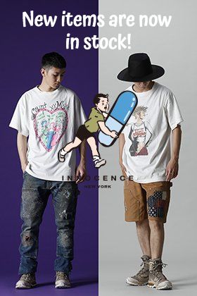 From today, the new items of INNOCENCE NY will be sold on our site and in stores!