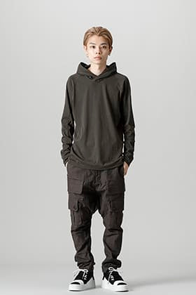 DEVOA(デヴォア) 21-22AW プルオーバーフーディー コットンジャージー スタイリング